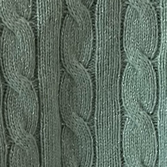 Vineyard Vines Teal Sparkly Sweater - Picture 3 of 3